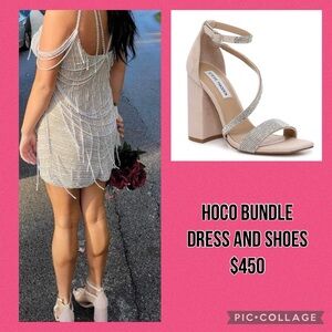 Beaded HoCo bundle (retail $675)/Steve Madden shoes (retail $99.99)